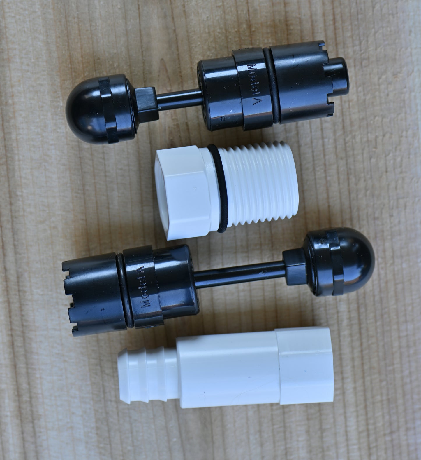 Two Portable Water Taps with Spigot & Hose Adapters