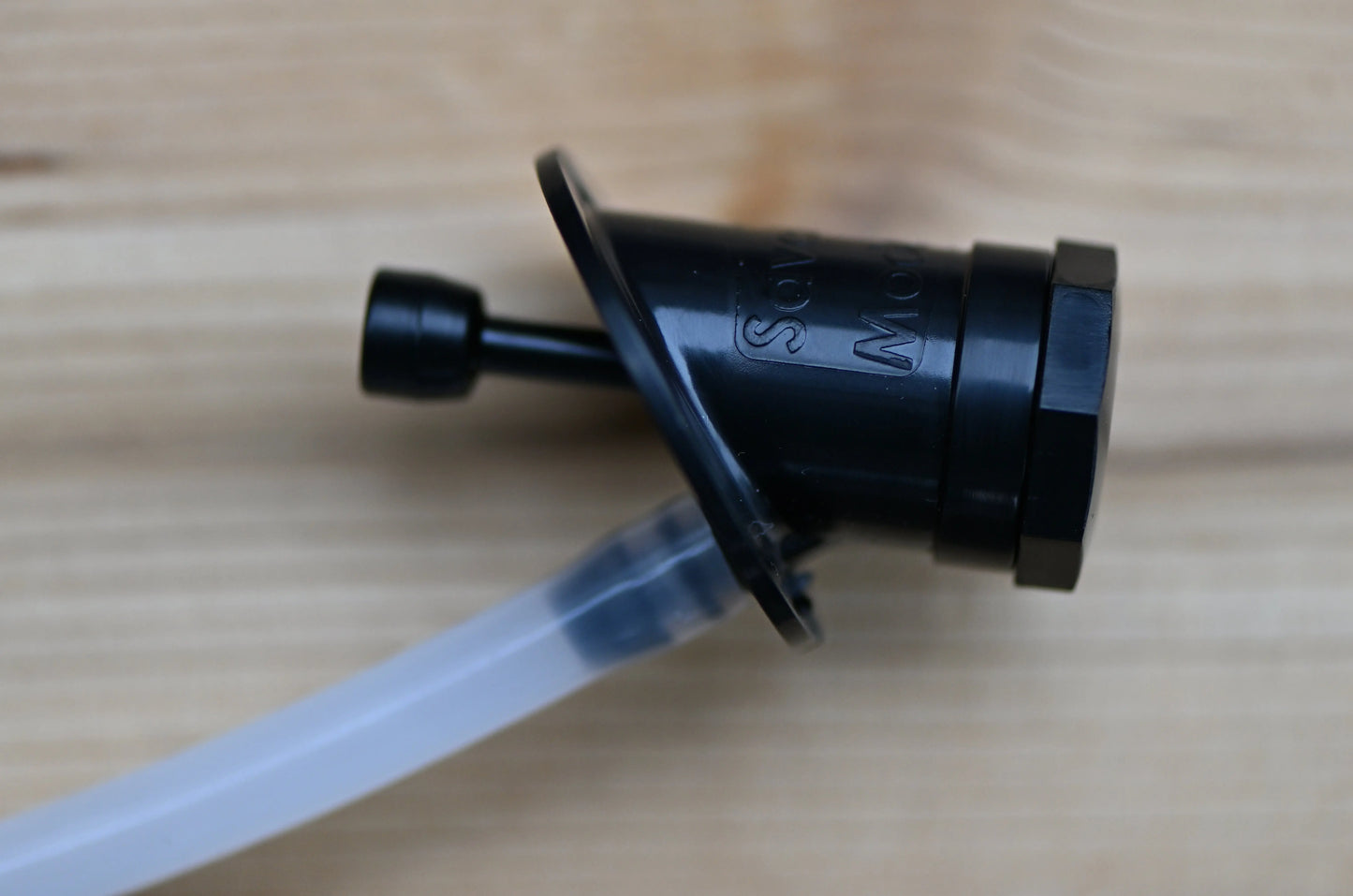 Water saving spigot for RotopaX™ water camping jug